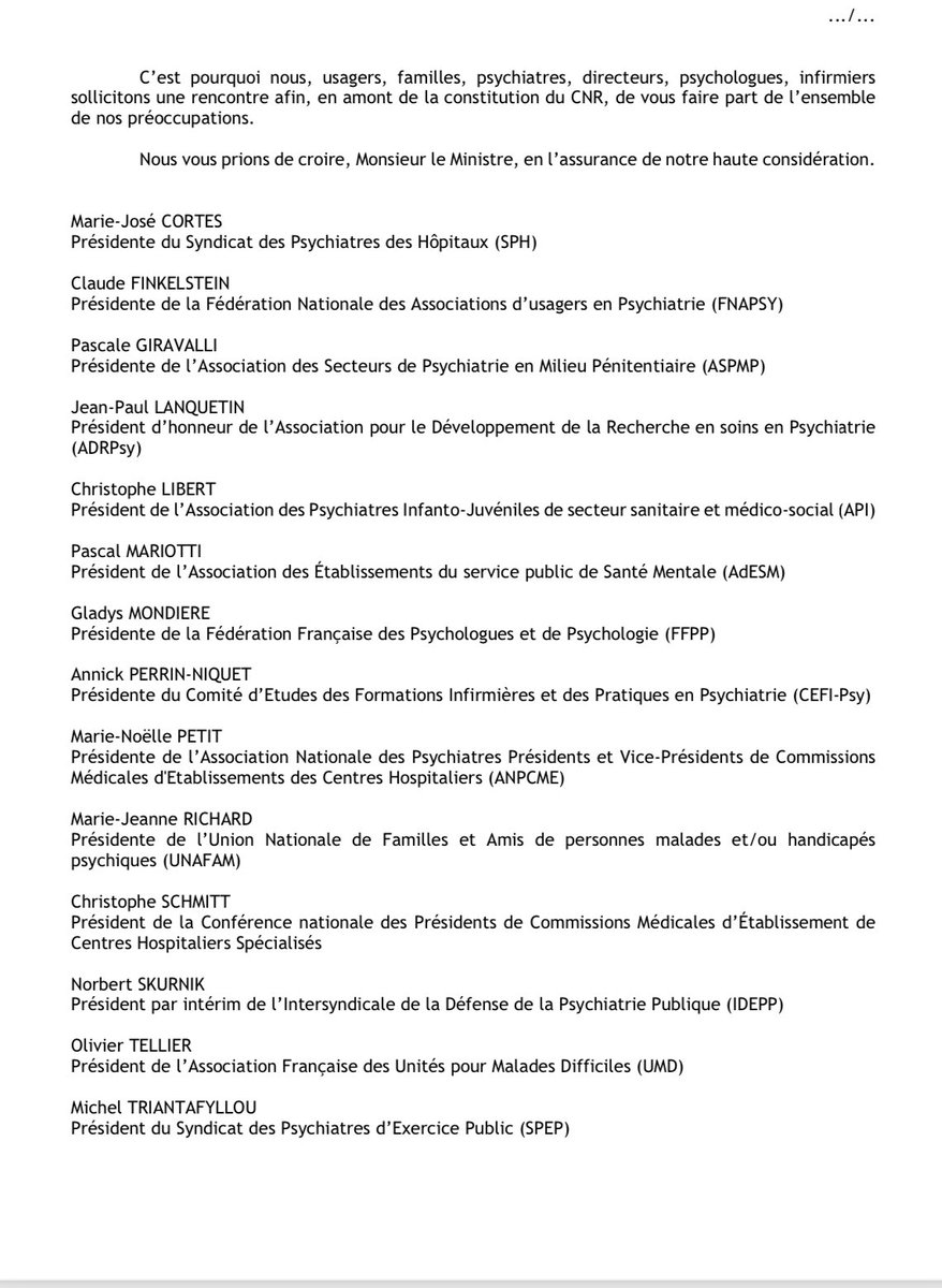 SPHtweeter's tweet photo. CN de la Refondation Santé Mentale - et la Psychiatrie ?! - on ne peut réduire la psychiatrie à la santé mentale comme on ne peut réduire la cardiologie à la prévention des risques cardio-vasculaires. Ce CNR doit avoir comme objectif de traiter avant tout la psychiatrie. https://t.co/gMmZbvuS8S