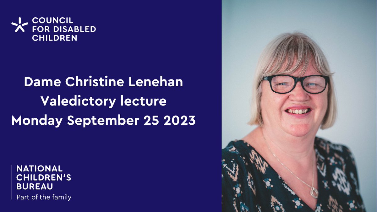 ⏰We're counting down the minutes to the #LenehanLecture: NCB &amp; <a href="/CDC_tweets/">CDC</a> director Dame Christine Lenehan’s valedictory speech😢We’re excited to welcome Children's Minister @david4wantage as a special guest. Check back here after Monday's event for video of Christine's speech!