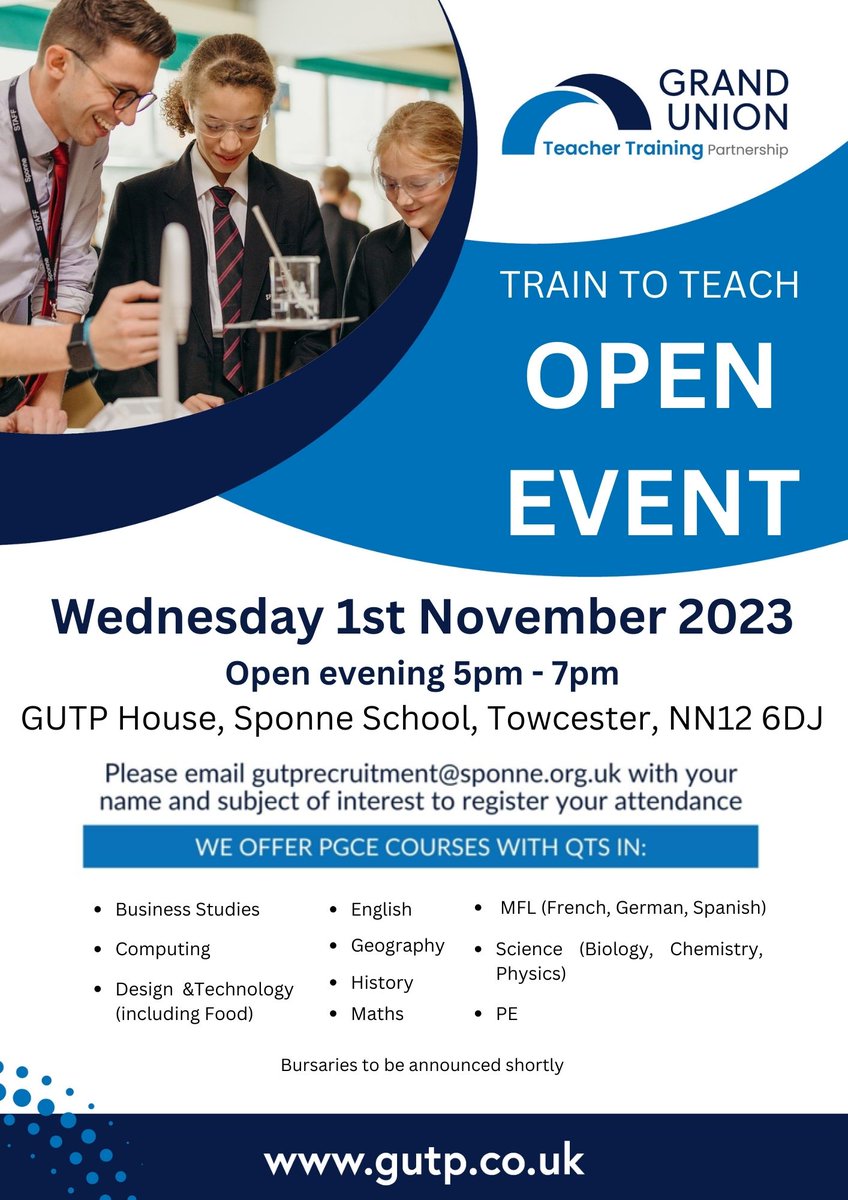 The Grand Union Teacher Training Partnership tweet media