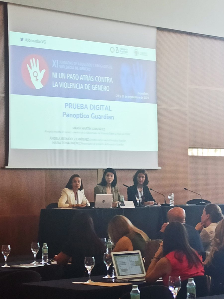 👉Última ponencia de las #JornadasVG <a href="/Abogacia_es/">Abogacía Española</a>, sobre Dispositivos telemáticos y prueba.

📌Ponente: María Martín González, abogada <a href="/ICAOviedo/">ICA Oviedo</a> y miembro de la Subcomisión de Violencia sobre la Mujer del Consejo General de la Abogacía Española.