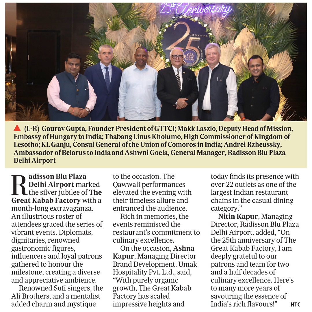 RadissonDelhi's tweet image. A crackle of celebration featuring our illustrious Silver Jubilee! 🥂✨Celebrating 25 years of culinary excellence that have made your favorite hotel experience, unforgettable. 
#25YearsOfHospitality #CulinaryExcellece #AwardWinningRestaurant #RadissonDelhi #RadissonSocialHub