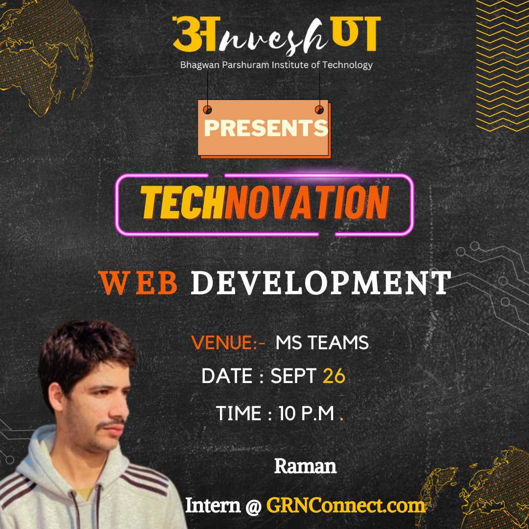 An_veshan's tweet image. 4th Year CSE Undergrad at BPIT, currently doing Full Stack MERN Development Internship at GRNConnect.com✨
#TECHNOVATION2023 #AnveshanBPIT