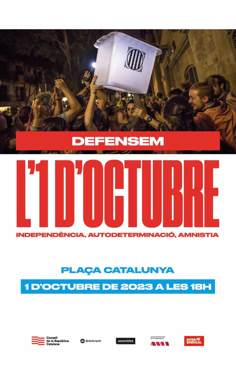 🔴Aquest #1O, tothom a la plaça de Catalunya (Barcelona) a les 18 h! 

👉🏼Recupera la roda de premsa unitària de la presentació de l'acte:
consellrepublica.cat/noticies/acte-…

#PreparemNos