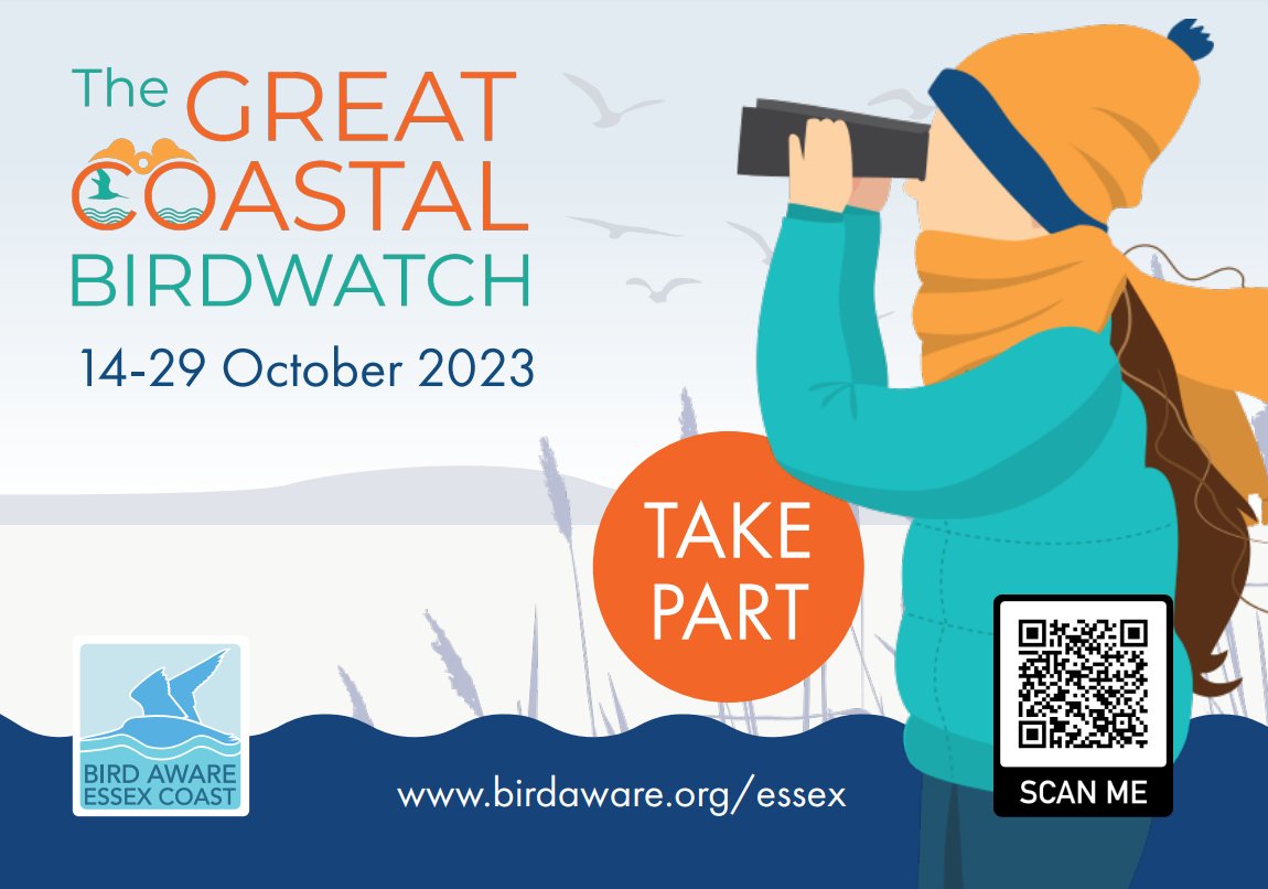 BirdAwareEssex's tweet image. The first #Essex #greatcoastalbirdwatch is coming! 
By taking part you’ll increase your knowledge of the awesome, internationally important coastal birds in your #local area,  contribute to valuable data collection, &amp;amp; learn how to become more bird aware! 
birdaware.org/essex/great-co…