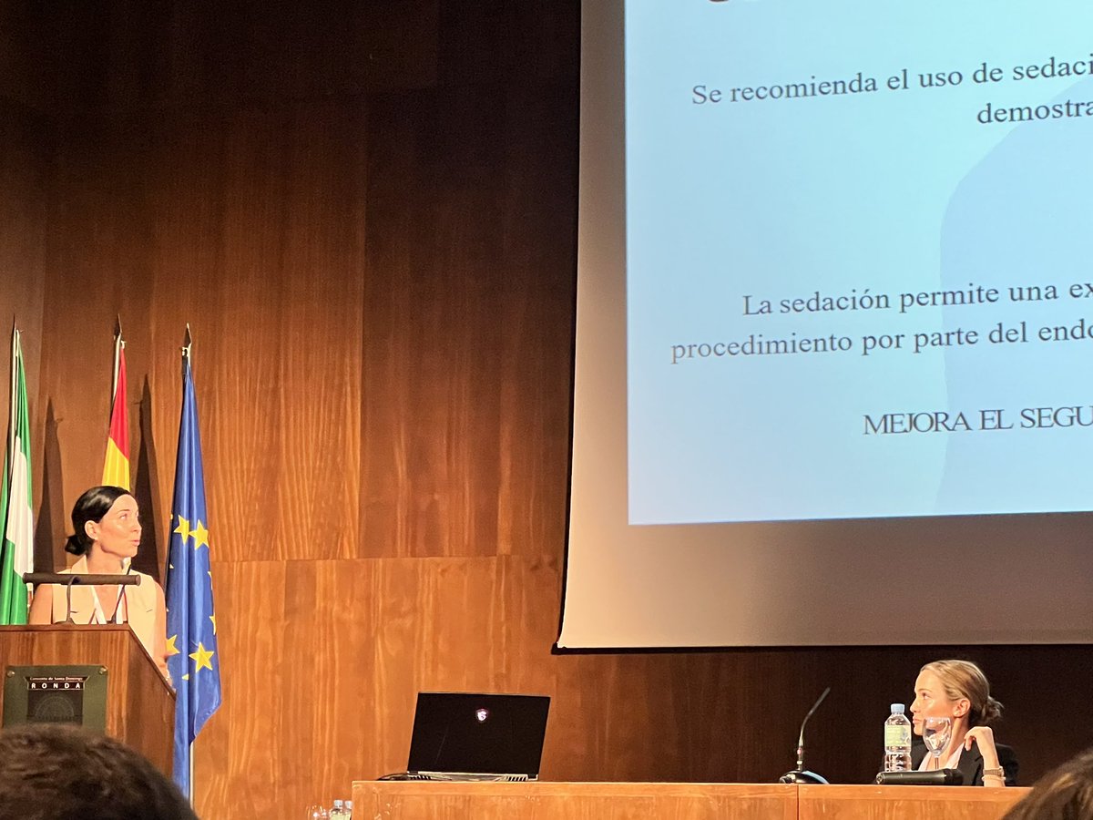 Seguimos con el diagnostico óptico 👀 de las lesiones gástricas. 
Excelentes recomendaciones y pasos a seguir en la #gastroscopia por la Dra. Laura Frutos <a href="/L_Fruits/">Laura Frutos Muñoz</a> tutorizada por Dra. Mercedes Tercero de <a href="/HospitalJaen/">Hospital Universitario de Jaén</a> 
<a href="/sapdes/">SAPD</a>