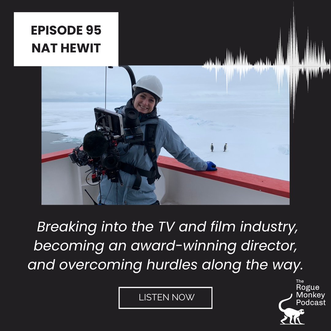 E95 is here with award winning Director and Producer, Nat Hewit!
Overcoming hurdles ✅
Forging her own path ✅ 
Breaking stereotypes ✅
Inspiring ✅
📺 zurl.co/KPdO
🍏zurl.co/Q9AE 
<a href="/Spotify/">Spotify</a> zurl.co/EX7y
