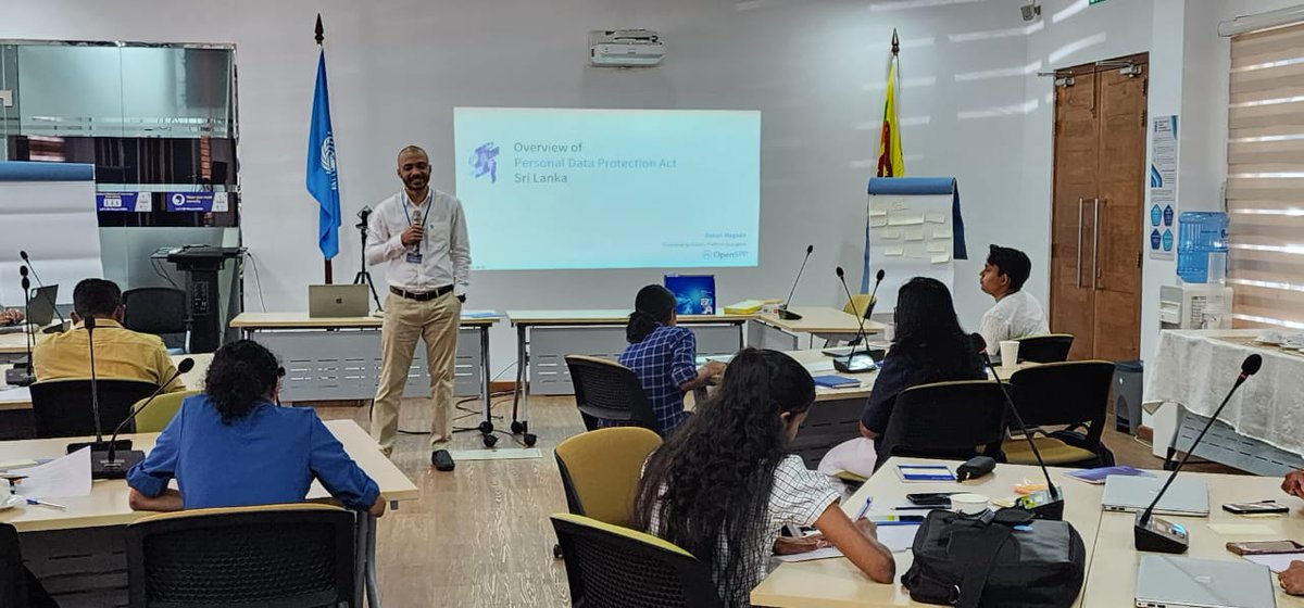 UN in Sri Lanka (@unsrilanka) on Twitter photo #DataProtection is key for fostering a safe digital environment for all.
Workshop led by HCT-CWG, <a href="/UNICEF_SriLanka/">UNICEF Sri Lanka</a> & @openspp exploring Data Protection Act & its implications aims to enhance awareness & skills of humanitarian actors to handle personal data responsibly & safely. #DataProtection is key for fostering a safe digital environment for all.
Workshop led by HCT-CWG, <a href="/UNICEF_SriLanka/">UNICEF Sri Lanka</a> & @openspp exploring Data Protection Act & its implications aims to enhance awareness & skills of humanitarian actors to handle personal data responsibly & safely.