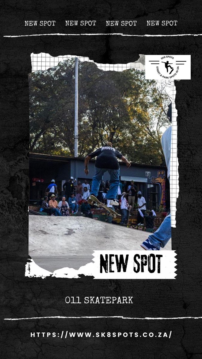 #011skatepark is now on Sk8 Spots

Visit: Sk8Spots.co.za

To view or to add to the pool of really cool places to skate.🇿🇦