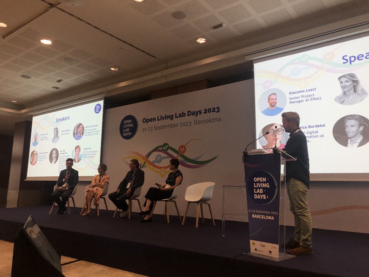🌍 Key Insights from #OLLD23: Advancing Sustainable &amp; Digital Communities in Europe 🚀 

Living Labs are pivotal in shaping this journey, accelerating urban-level experimentation. Challenges persist, but collaborative innovation continues!