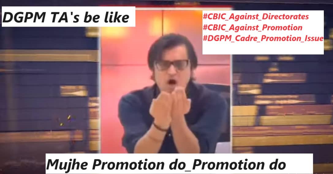 makwe_prachi's tweet photo. #CBIC_Against_Directorates
#CBIC_Against_Promotion
@cbic_india @FinMinIndia @nsitharamanoffc @narendramodi 
One board one promotions https://t.co/tLIIG2RzmC