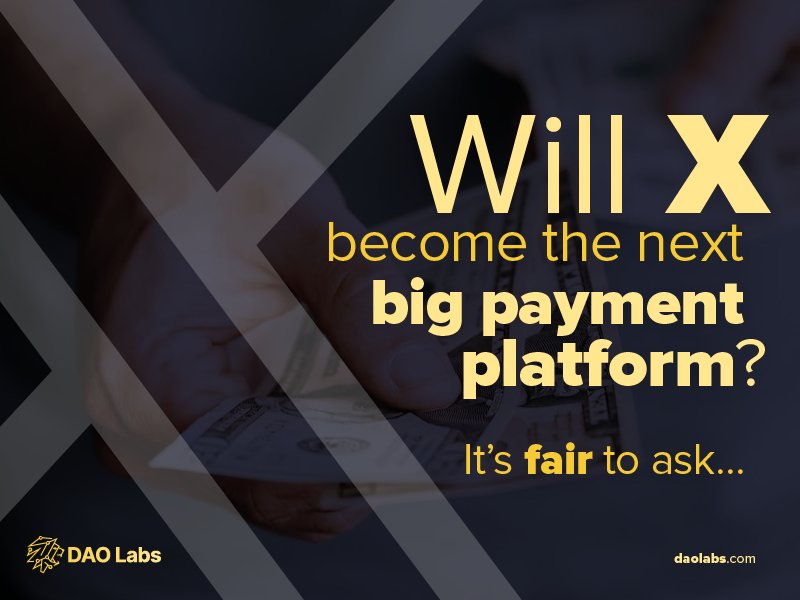j_noceda4350's tweet photo. "🚀 Will X become the #SuperCrypto App for the next #Crypto Wave? With Elon Musk's involvement and his track record of success with  it wouldn't be surprising if he sees the potential in this platform. Stay tuned to see if it becomes the Western 
$LABOR
#DAOVERSE 
@TheDAOLabs https://t.co/MR5zESD6Oq