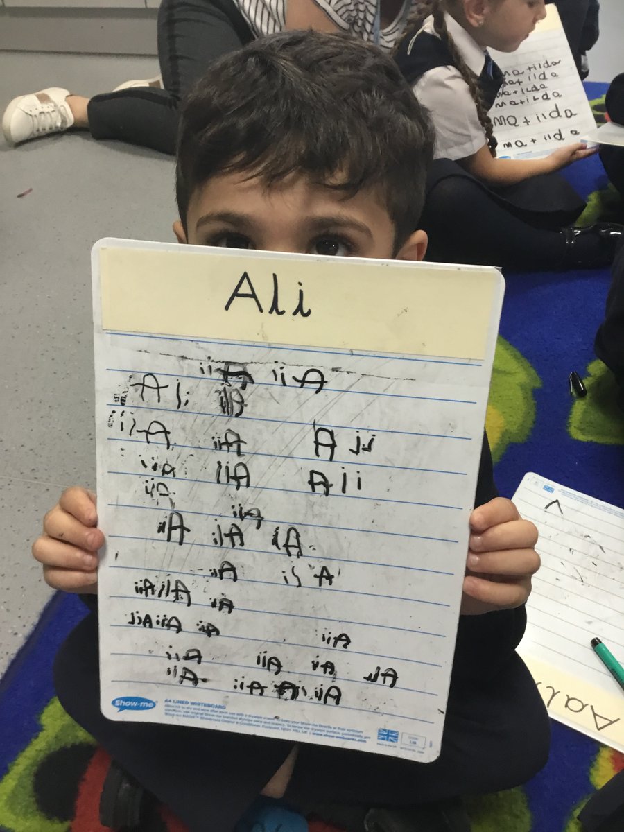 Amazing name writing this week 👏👏 Well done RGL
<a href="/GoresbrookSc/">Goresbrook School</a> <a href="/GBS_MissBibi/">@GBS_MissBibi</a>