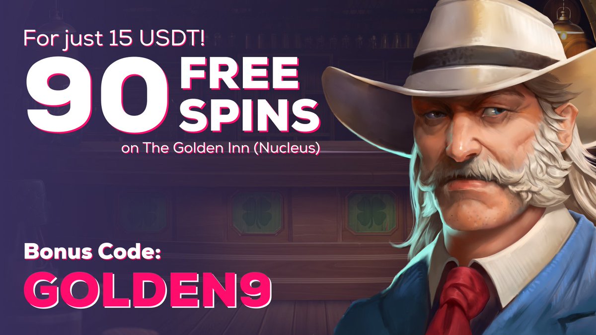 WildFortune_io's tweet photo. π₯ Deposit Just 15 USDT or more! π₯
90 Free Spins
on The Golden Inn (Nucleus)
Bonus Code: GOLDEN9
β³ Available until September 23rd π£π₯
βοΈExclusive for Crypto deposits
Claim here π https://t.co/B6wtNPzQfi
#CryptoX #FreeSpins #Casino #wildfortune #WealthCreation #winning https://t.co/sHg3602Y2u