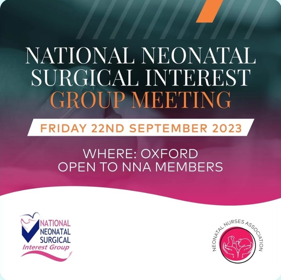 We hope everyone attending today has a great meeting. Lots on the agenda @NeonatalSurgery #neonatalsurgery #surgicalneonate #bestpractice
