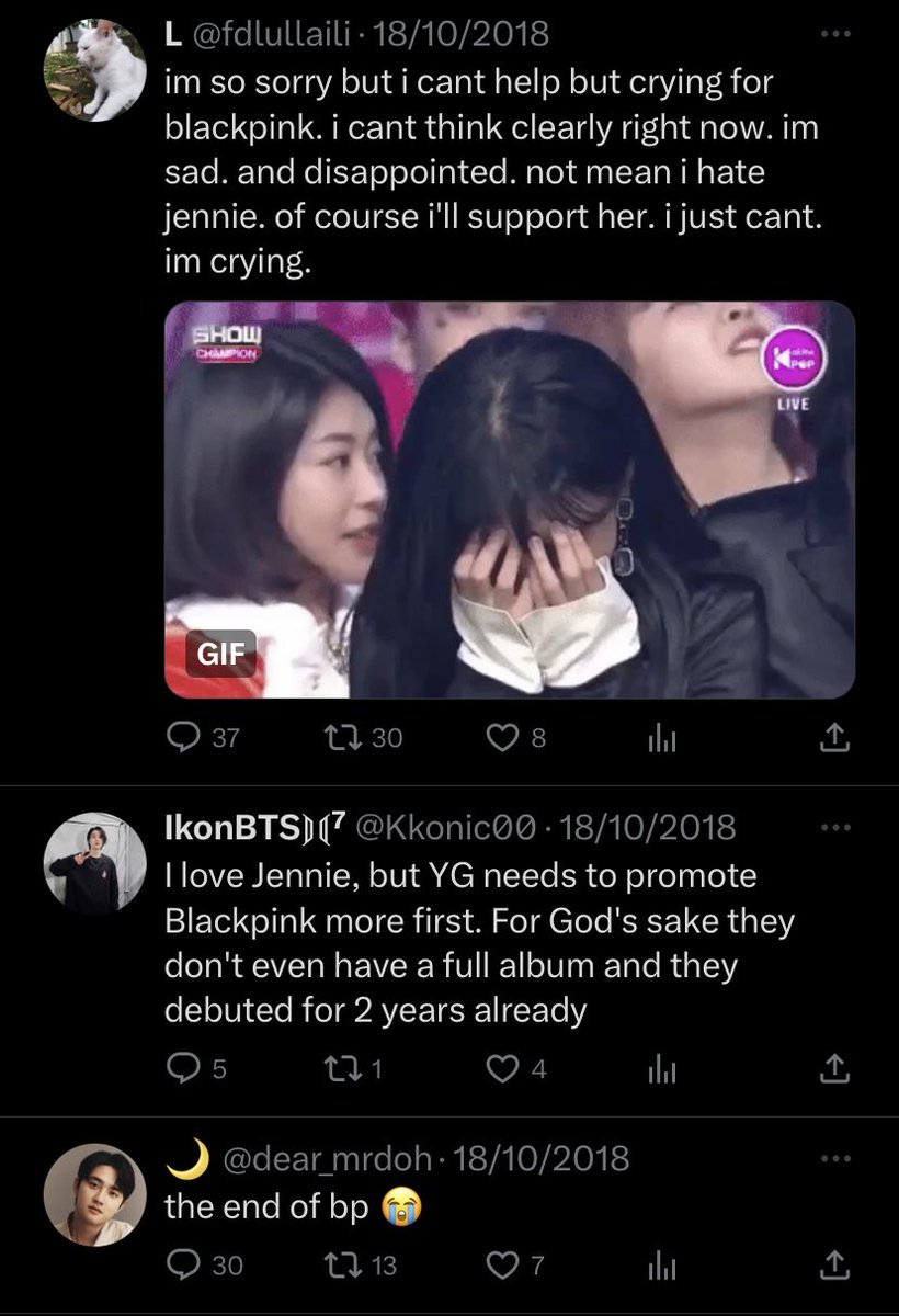 When Jennie announced her solo debut, these were “blinks” reaction 🥲
Please stream Solo let’s make her the first female soloist to reach 1B #SOLOTO1BILLION
