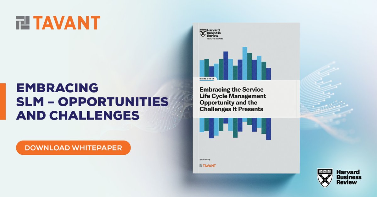 Tavant's tweet image. Thrilled to unveil our latest white paper on #ServiceLifecycleManagement developed by Harvard Business Review Analytic Services in association with Tavant! Amplify revenue growth while leading with proactive service excellence. #HBR #aftermarket

bit.ly/3PwbbiG