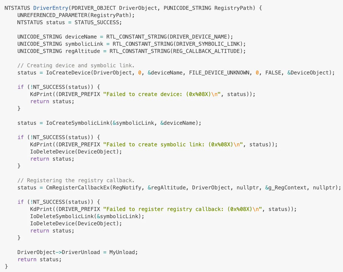 Series on Windows kernel drivers for red team tools development  
Introduction by <a href="/Idov31/">Ido Veltzman</a>

Part 1: idov31.github.io/2022/07/14/lor…
Part 2: idov31.github.io/2022/08/04/lor…
Part 3: idov31.github.io/2022/10/30/lor…
Part 4: idov31.github.io/2023/02/24/lor…

#windows #kernel #redteam #malware #infosec #cybersecurity