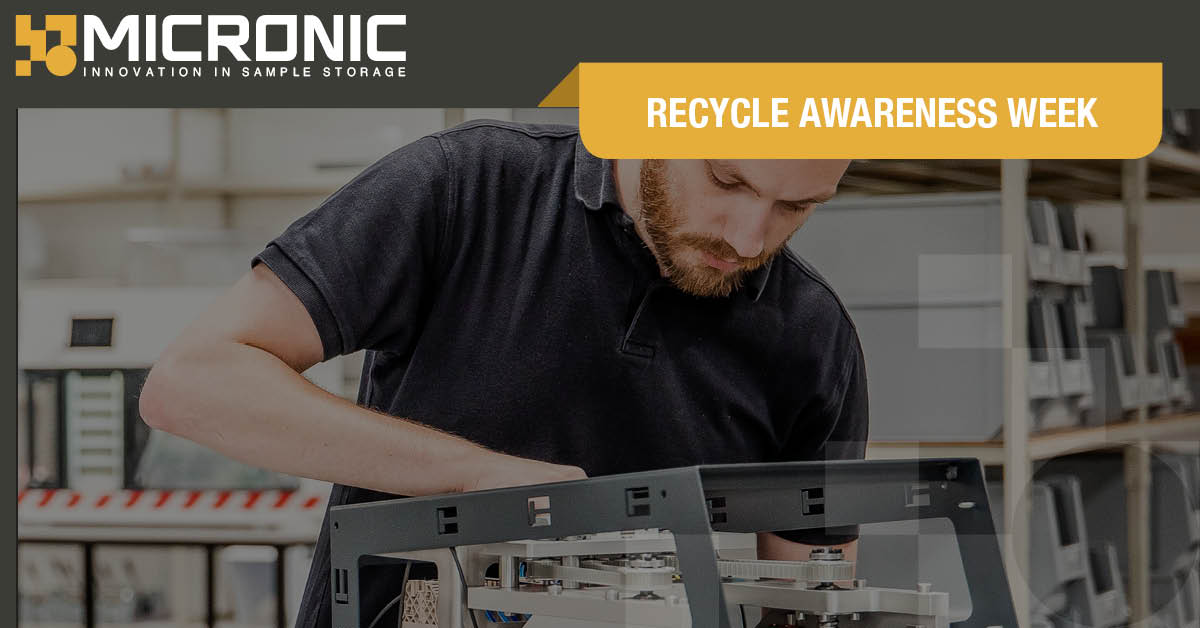 At the end of #Recycleawareness week we hope we have been given you useful insights. The last insight we want to give to you is: Insight #5: At the moment #Micronic is developing a unique #sustainablesolution for #samplestorage. Stay tuned for updates! ow.ly/1Yxv50PKFT4