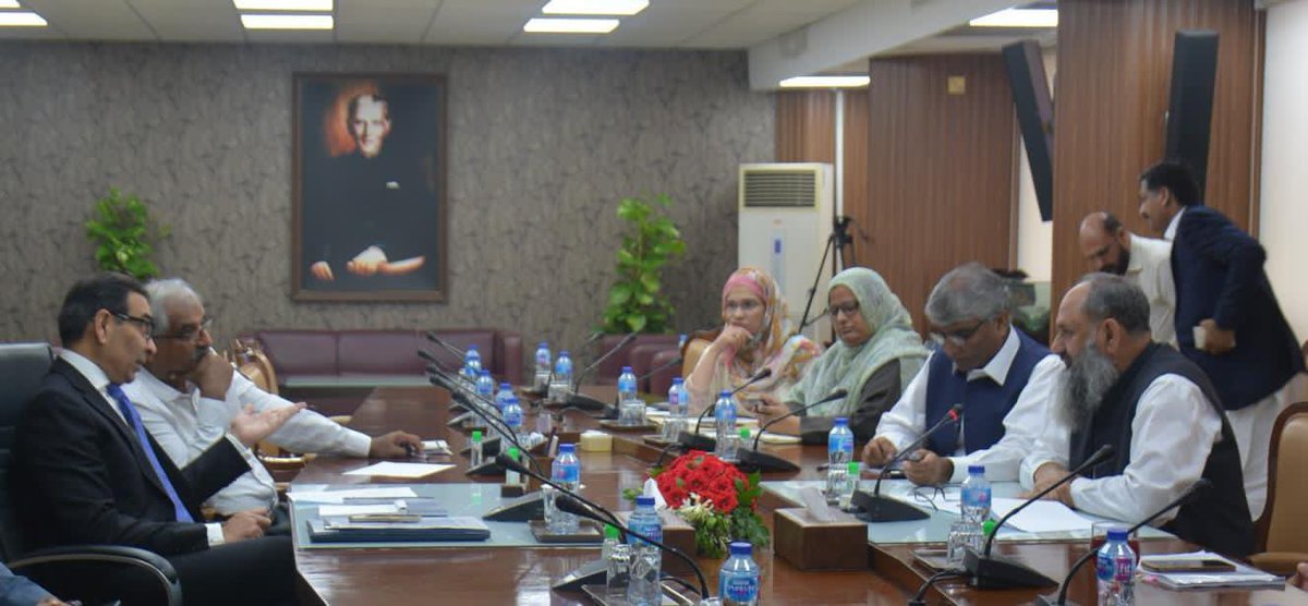 Caretaker Minister for Energy <a href="/magmmz/">Muhammad Ali</a> held a meeting Meeting with LESCO on its performance and issues at wapda house . Ceo of LESCO along with his team participated in the meeting.