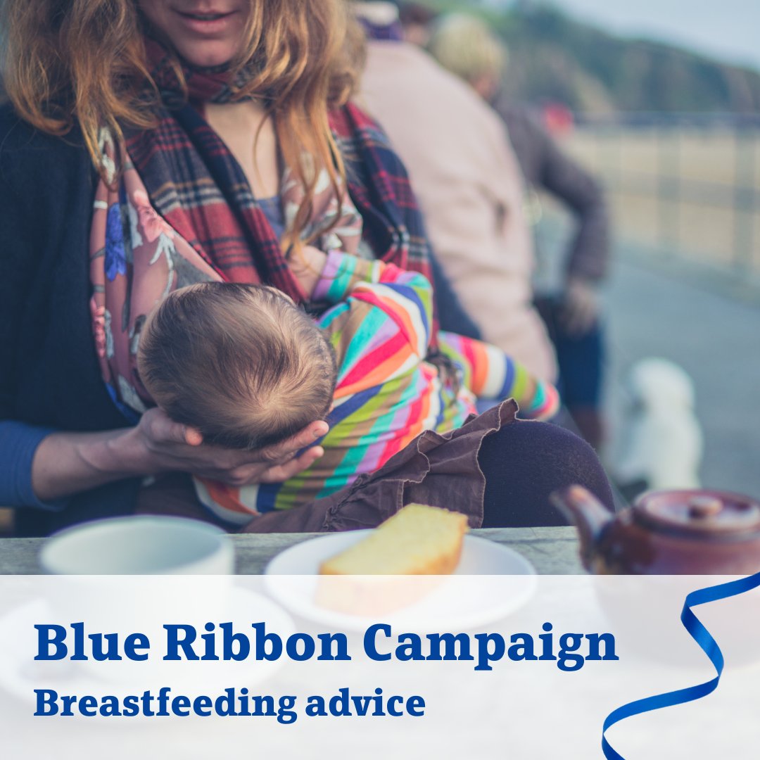 This #NationalBreastfeedingWeek, Community Health Service are launching a blue ribbon campaign highlighting the importance of support for those who breastfeed their babies.  Grab a blue ribbon from your Children’s Centre and wear it to show you're happy to be a friendly ear 🩵