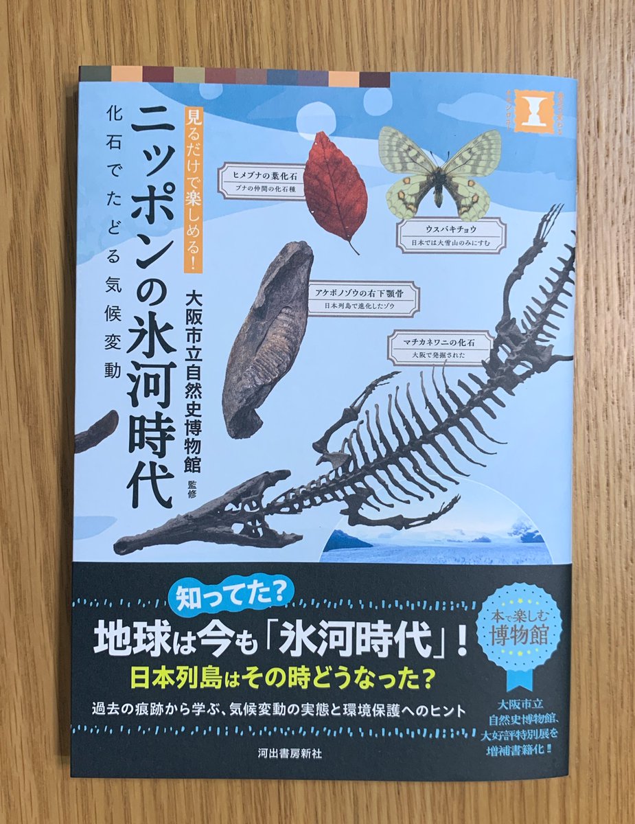 大阪市立自然史博物館監修『ニッポンの氷河時代 化石でたどる気候変動』届いた🧊🧊🧊 