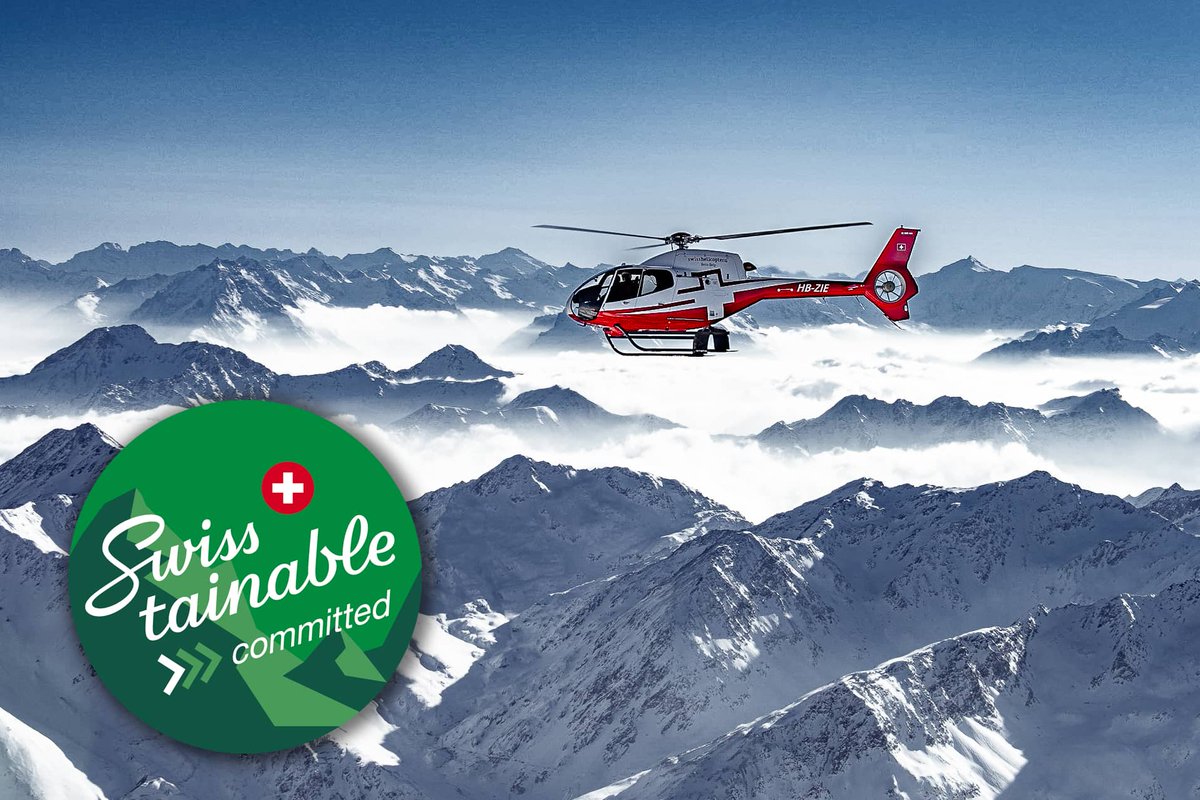 Swiss Helicopter ist Swisstainable! 

Als erstes Helikopterunternehmen in der Schweiz haben wir Level 1 des Nachhaltigkeitsprogramms Swisstainable erreicht! 🎉 💚 

#WirSindSwisstainable #NousSommesSwisstainable #SiamoSwisstainable 
@Swisstainable @STV @SwitzerlandTourism