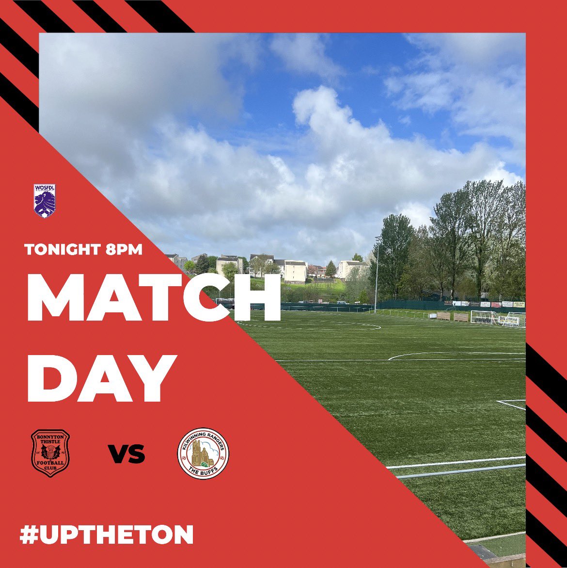 Bonnyton20s's tweet photo. 𝗠𝗔𝗧𝗖𝗛 𝗗𝗔𝗬 ⚽️

🏆: @OfficialWoSFDL Conference D.
🆚: @New_Buffs_20s 
📍: Synergy Arena, Townholm.
⏰: 8pm KO
🎟️: £3 / £1 concessions. https://t.co/ZI6t66KjEJ