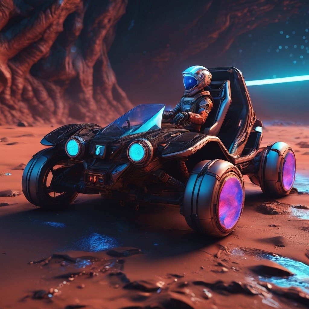 NFT_Master18's tweet photo. A child walking on Mars 
#nft #art #opensea #etherium https://t.co/GPYEd4dklo