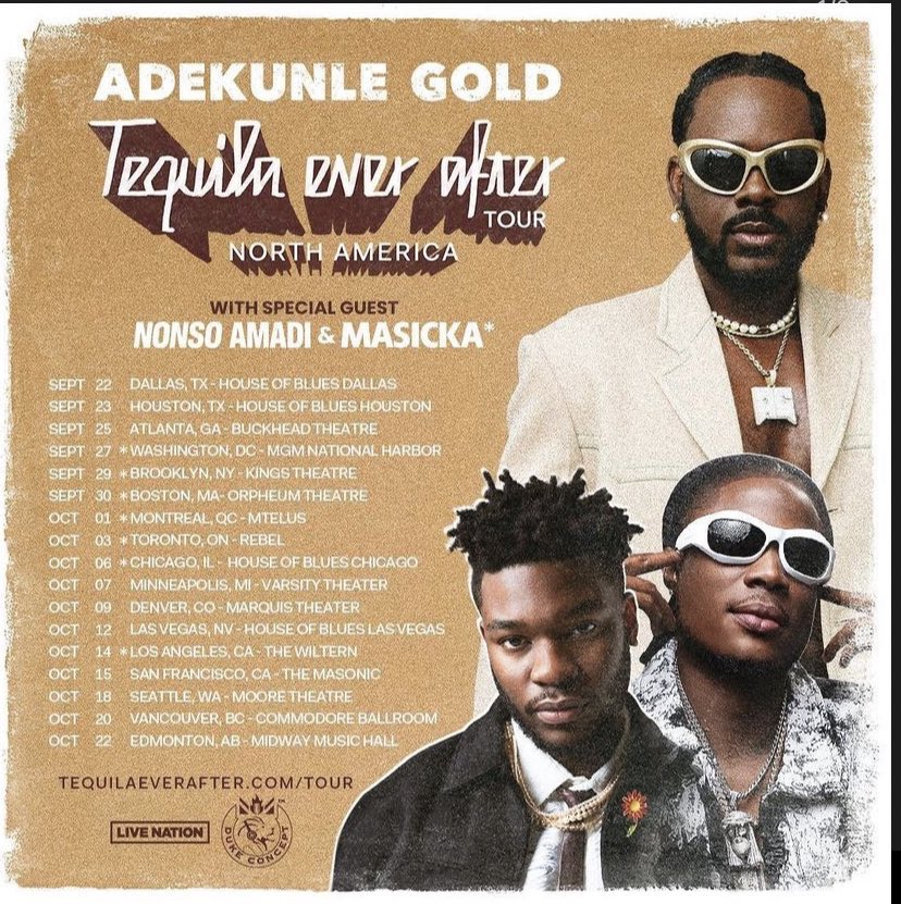 adekunlegoldfp's tweet photo. Concert day 1!!!🤸🏾‍♀️

What song will you be screaming to, today🥳🤩😩

#AdekunleGold #TequilaEverAfter #TioTequila #NorthAmerica #DallasTexas https://t.co/BUH8QH8Che