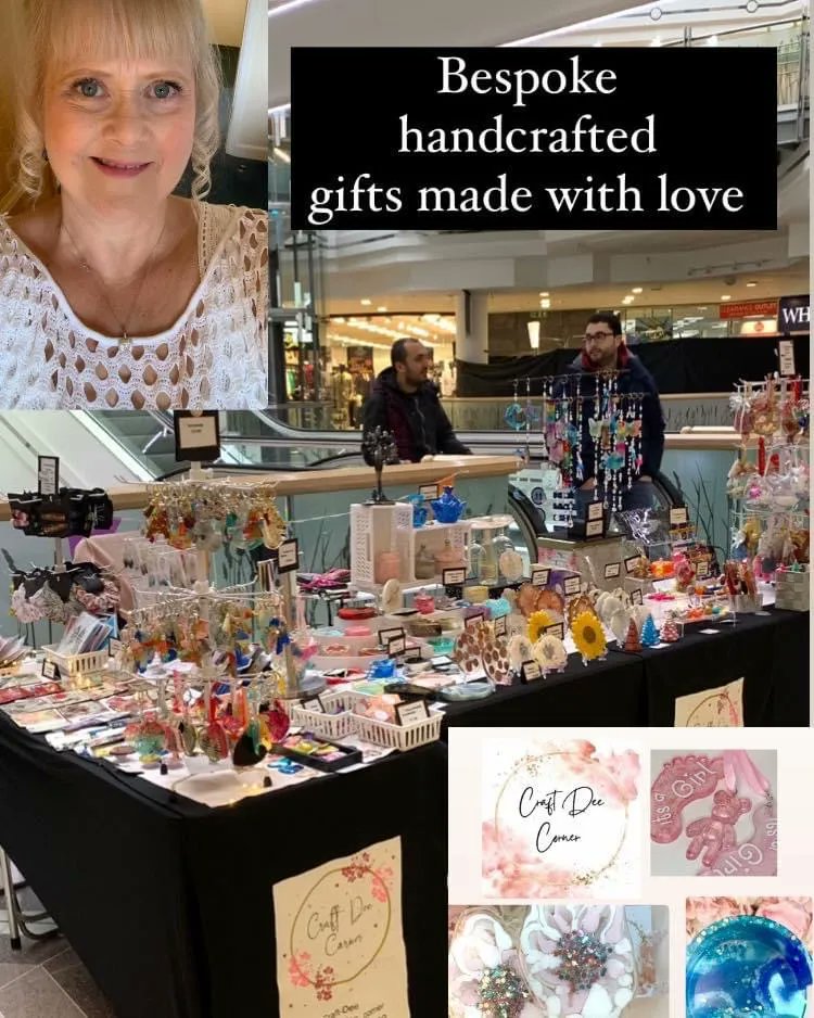 Hi, I'm Dee, creator of Craft-Dee-Corner! 🎨 I craft unique gifts with resin polymer clay, specializing in angel wings and cherubs that provide solace to those who've lost loved ones. Join me at the Autumn Craft Market, Sep 30-Oct 1, #WestOrchards #Coventry. 🍂 #HandcraftedGifts