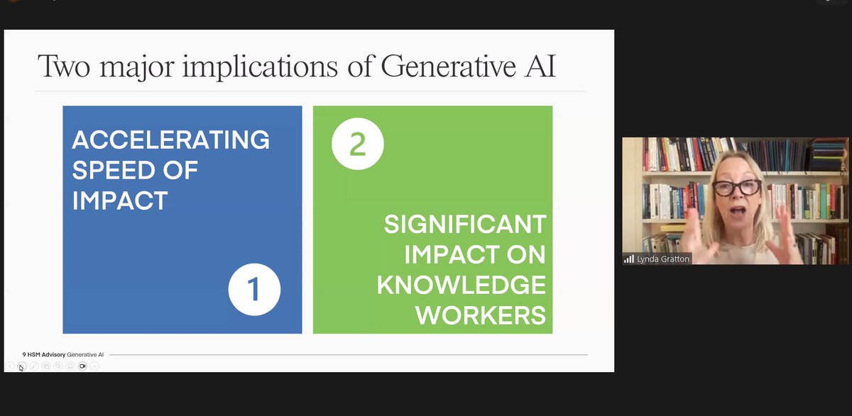 I recently delivered one of our most popular research webinars at HSM Advisory on the Impact of #GenerativeAI. 

We explored insights and challenges from diverse organisations shaping their human capital strategy.

I look forward to sharing my analysis in my next article