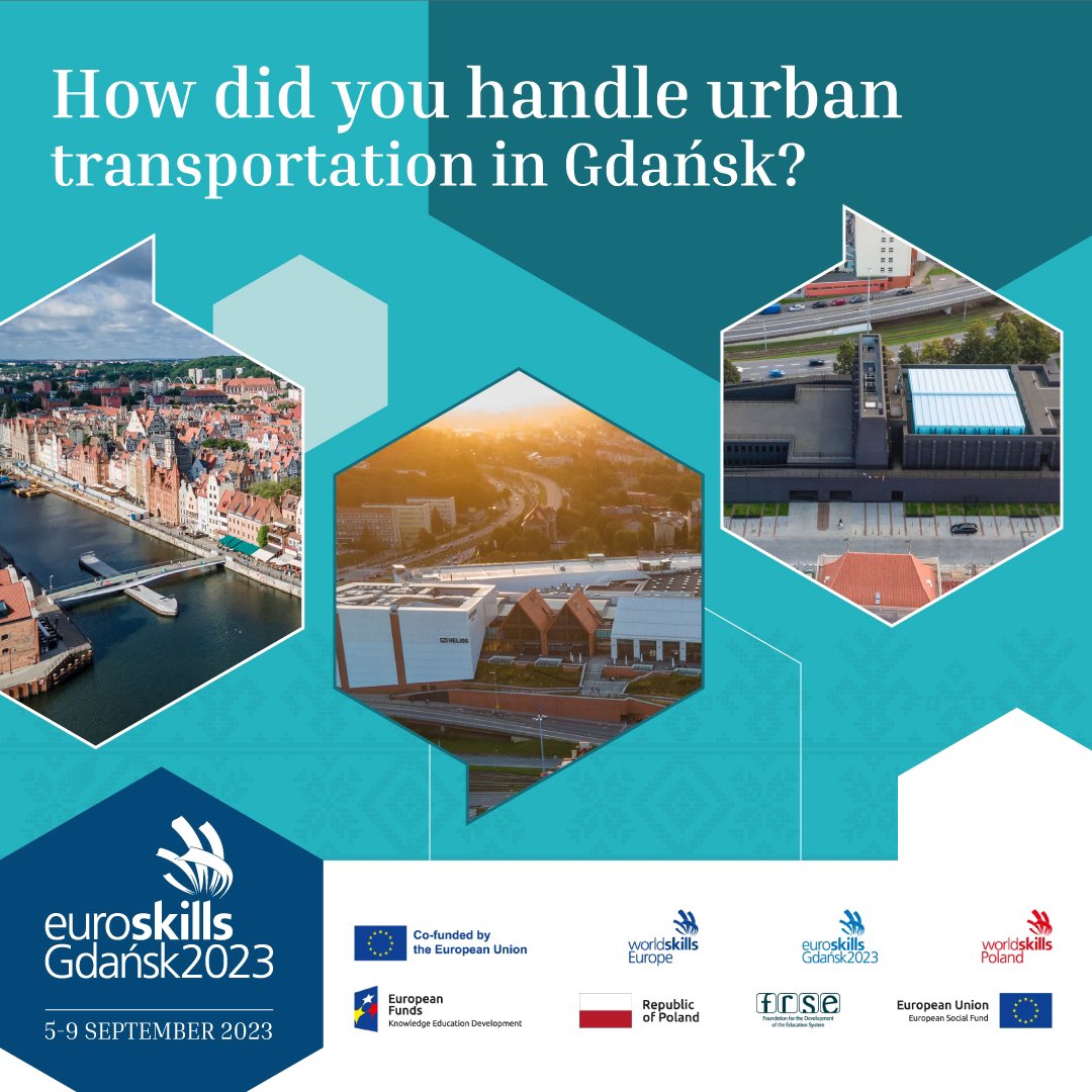 How did you handle urban transportation in <a href="/gdansk/">Miasto Gdańsk</a> during Europe's largest Young Professionals Competition?🚙🚎🛵🛴🚖
We hope our tips helped you a little 😎

#citytransport #citycommunication