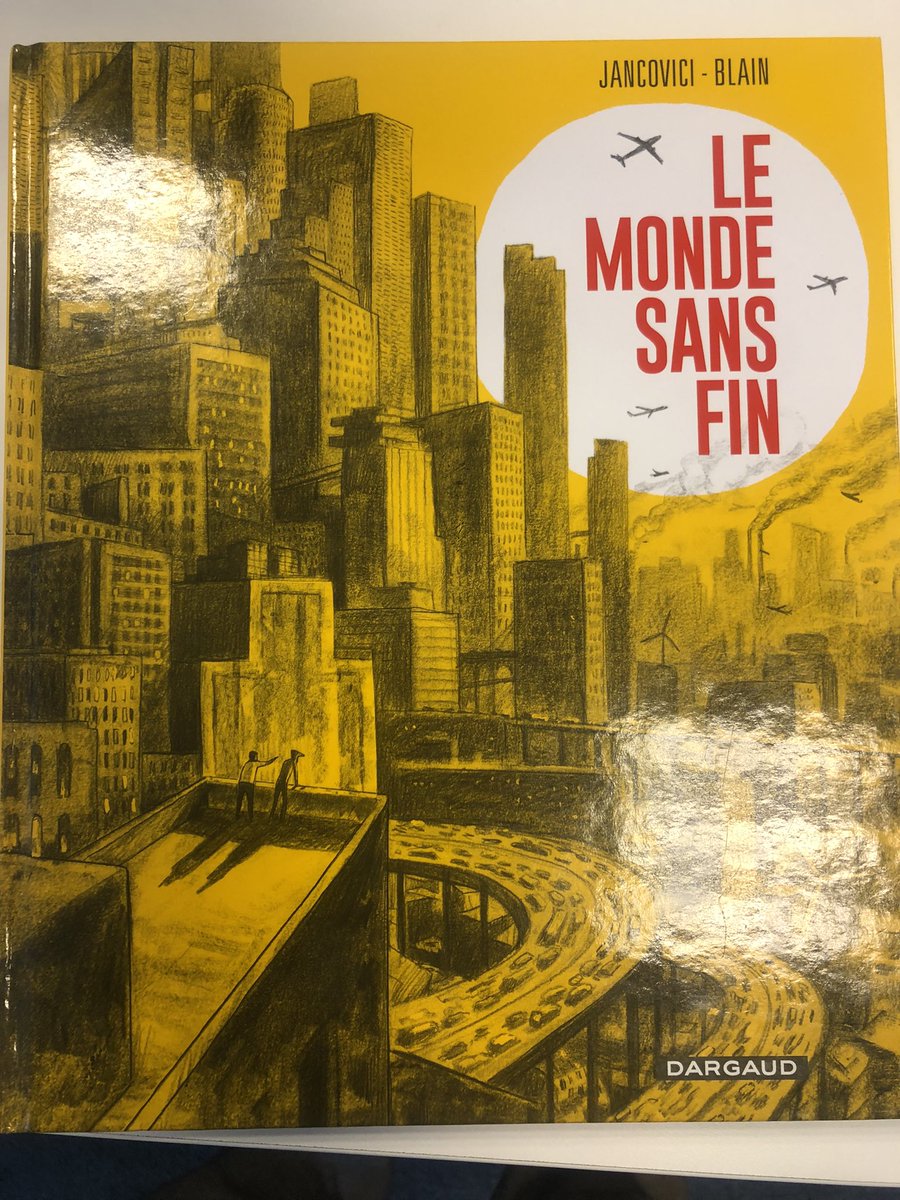 #VendrediLecture : plongez dans la vulgarisation de l'énergie et le débat sur le #climat avec « Le Monde sans fin » de Christophe Blain et <a href="/JMJancovici/">Jean-Marc Jancovici</a> chez <a href="/EditionsDargaud/">Editions Dargaud</a>