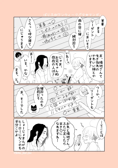 #ばじふゆワンウィークお題 「少女マンガ」※最終回軸。 