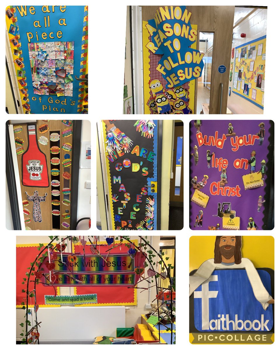 The St Aidan classroom faith doors are back! Which is your favourite?