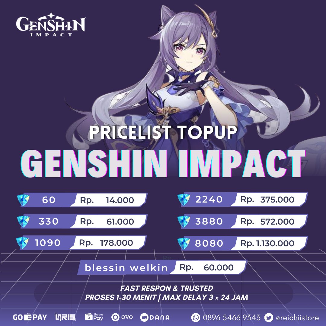 JeslynStore's tweet image. haii aku ready topup game ya. bisa langsung di proses, full garansi, di jamin no minus dan sudah banyak testimonial✧ ˚. ᵎᵎ 🎀

☎️ : wa.me/6289654669343

#zonauang