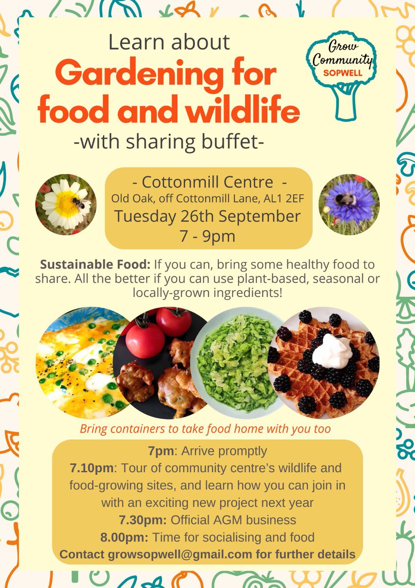 We’re gearing up for our latest event this Tuesday when we’re showcasing all our efforts over the last year and looking ahead to future projects. 

This is all about growing, sharing and eating together. A chance to celebrate our gardening successes with friends old and new.