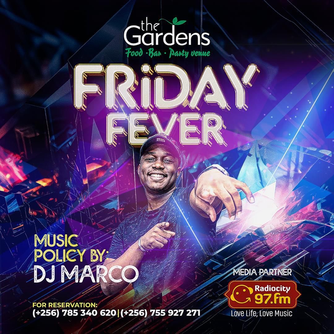 The #dreamweekend on @97fmRadiocity will be stretching all the way to @GardensNajjera for the #FRIDAYFEVER 

Come through and let’s have a great night!