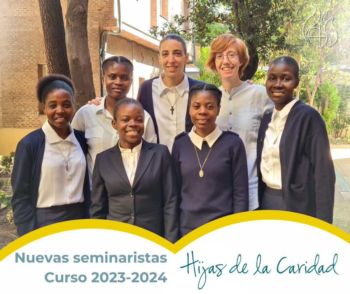 📢 ¡Os presentamos a las nuevas seminaristas de las #HijasDeLaCaridad en España! 

🙌🏻 7 jóvenes que han dado su SÍ a Dios y responden con #alegría a su #llamada.

Estos días iremos conociendo un poquito más a cada una de ellas...👇🏻👀

#SeminarioHHCC 
<a href="/HijasCaridadEE/">Hijas Caridad España Este</a>