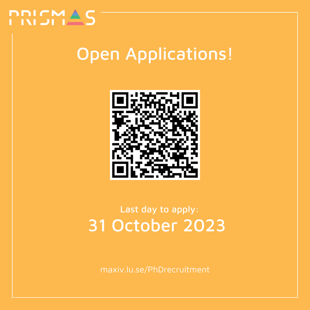 PRISMASPhD's tweet photo. #MeetPRISMASPI
Today we´re introducing Joachim Schnadt, Professor at Lund University. His project is focusing on elucidation of the surface physics and chemistry of atomic layer deposition. See how the PRISMAS environment is essential for the success of the project.
#JoinPRISMAS https://t.co/ogdaOJObI3