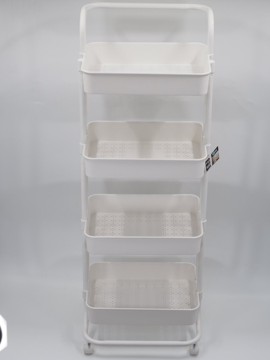 kingswayhome's tweet image. Are you struggling with storage? This four-layer storage rack with pulleys and handrails from Kingway meets your multiple storage styles. We have simple white and black.
 
#storageorganization #pulleystructure #stainlesssteel
