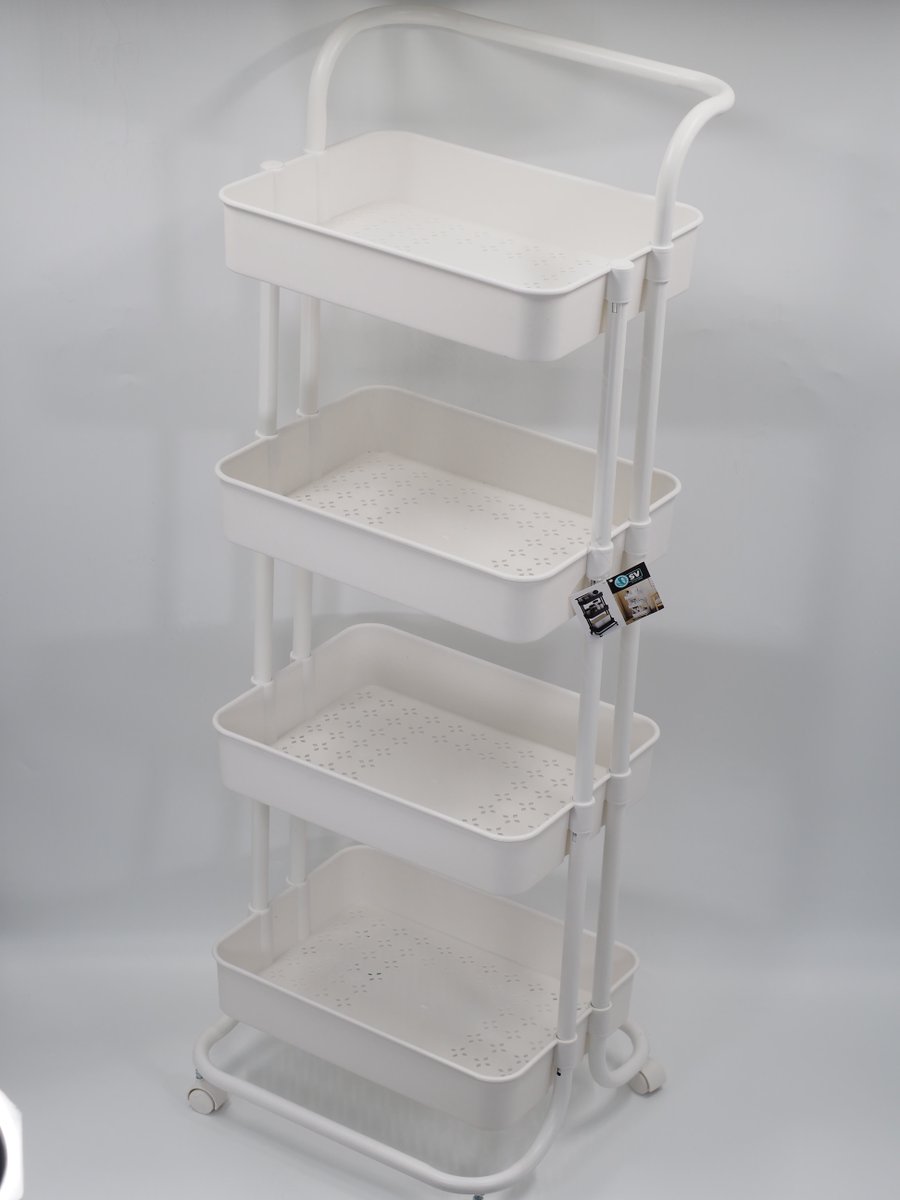 kingswayhome's tweet image. Are you struggling with storage? This four-layer storage rack with pulleys and handrails from Kingway meets your multiple storage styles. We have simple white and black.
 
#storageorganization #pulleystructure #stainlesssteel