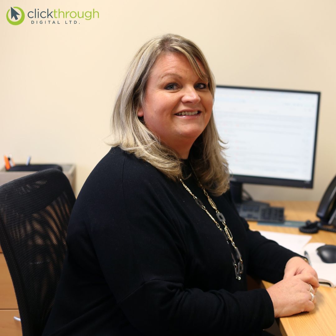 ClickTDigital's tweet photo. HAPPY WORKIVERSARY HELEN! 🎉
This weekend marks six whole years of Helen working for Click Through Digital!
#clickthroughdigital #workanniversary #6years #team #happyanniversay #clientservices #marketingagency https://t.co/p3SiLkW2EW