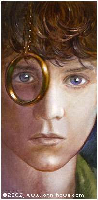 TolkienSociety's tweet photo. Happy #HobbitDay to all! 

On 22 September in Middle-earth: Bilbo and Frodo Baggins were born. As Ring-bearers, born 78 years apart, their birthdays were honoured as Cormarë and Tolkien societies continue to celebrate it. How will you celebrate? #Tolkien #LOTR 

Image credits: Frodo and Bilbo in The Lord of the Rings: The Fellowship of the Ring film; Riddles in the Dark by @saulone; The One Ring by John Howe