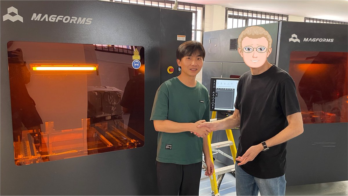 #Magforms provides professional services to customers all over the world!!! In order to enable customers to master the skills of using 3D printers and the solutions to basic problems, Magforms dispatches engineers to London to provide customers with #aftersalesservice.