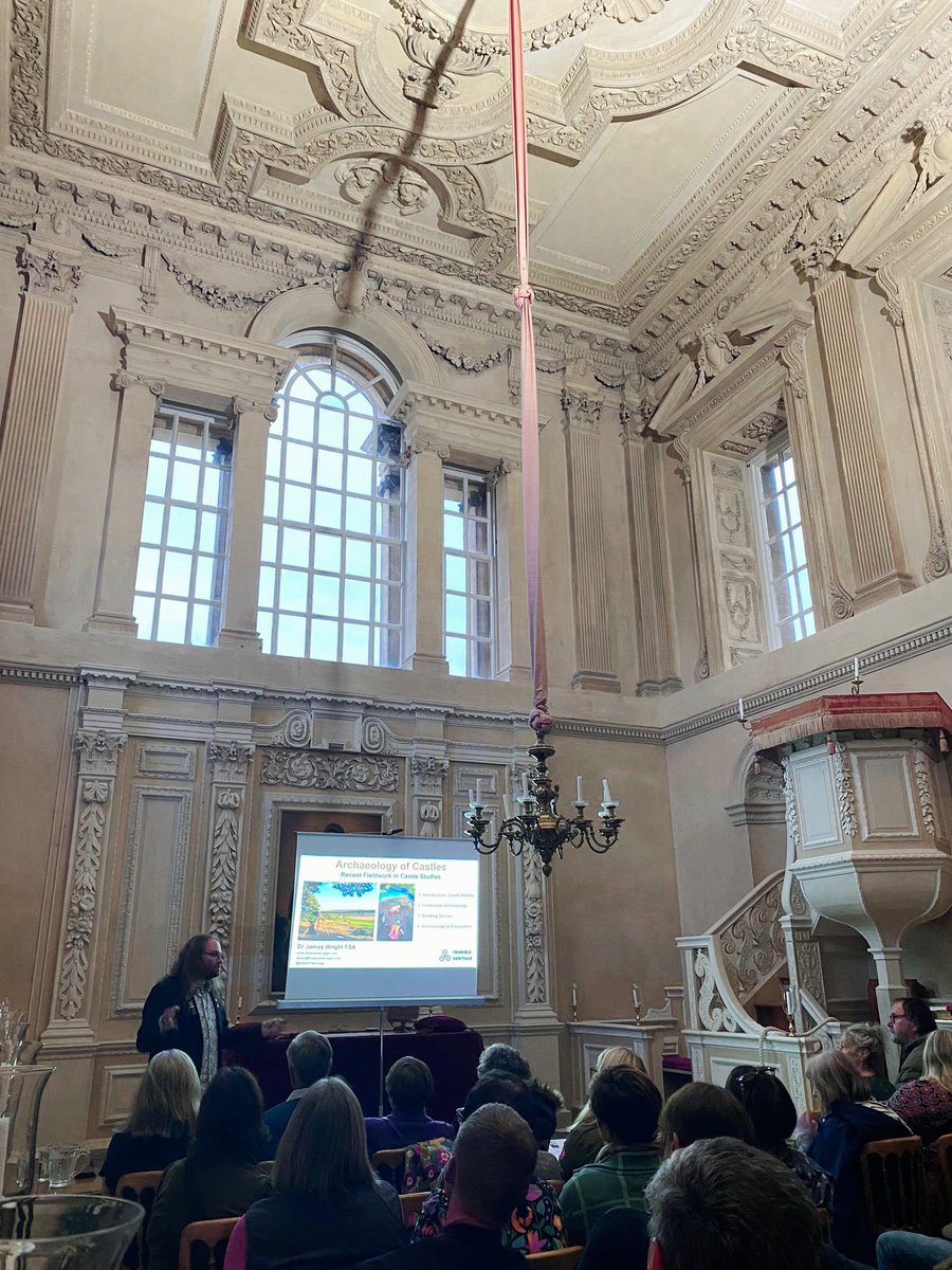 James Wright (@jpwarchaeology) on Twitter photo Thanks so much to @JoleyLBake & <a href="/GrimsthorpeC/">Grimsthorpe Castle</a> for welcoming me at the Archaeology of Castles talk last night. My first time speaking within a Vanbrugh building!
...but a recce of the house before the talk showed that there is a surprising amount of mediaeval castle surviving 🏰 Thanks so much to @JoleyLBake & <a href="/GrimsthorpeC/">Grimsthorpe Castle</a> for welcoming me at the Archaeology of Castles talk last night. My first time speaking within a Vanbrugh building!
...but a recce of the house before the talk showed that there is a surprising amount of mediaeval castle surviving 🏰