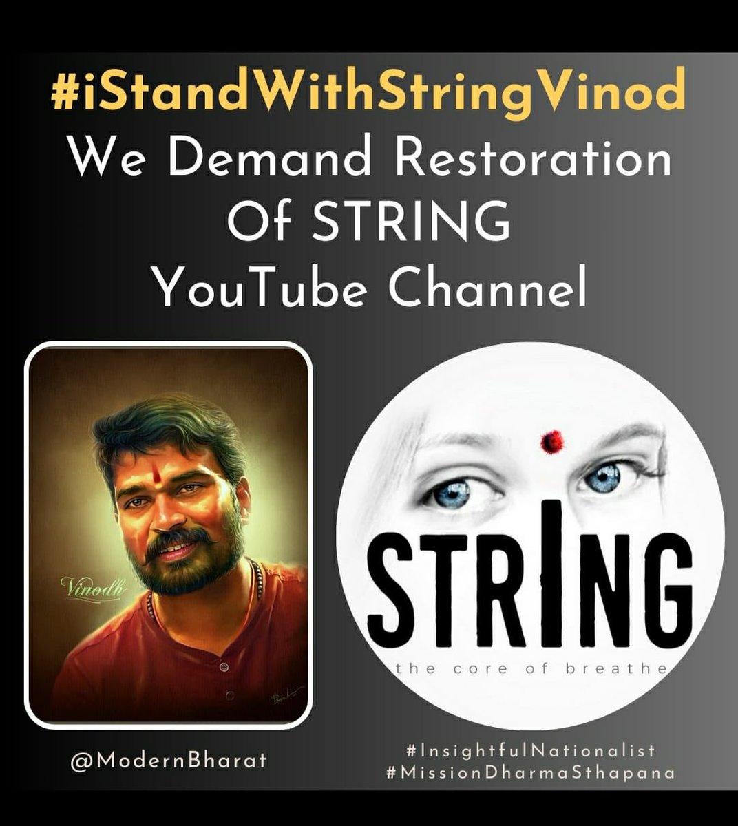 viveknmiet's tweet image. #IStandWithStringVinodh