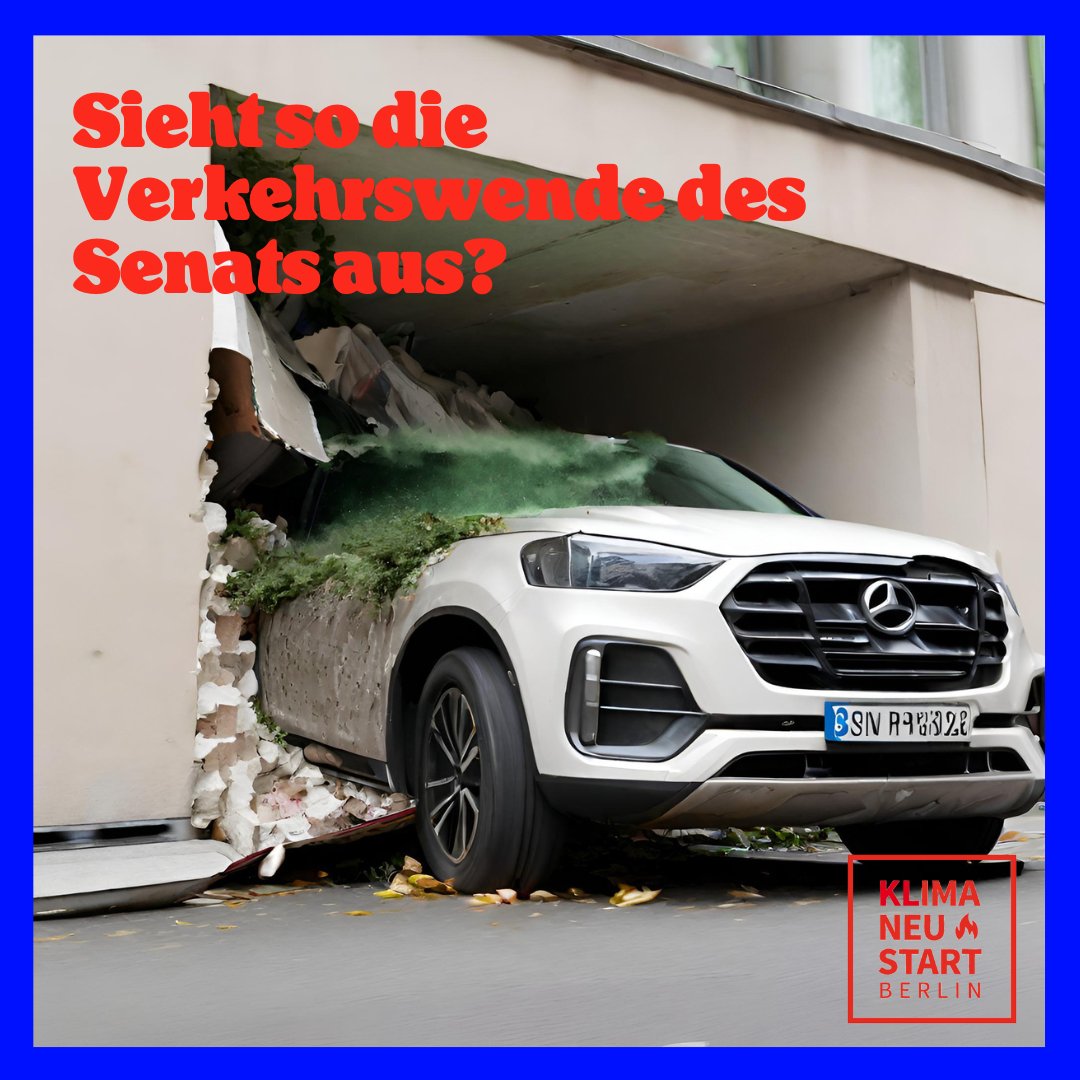 In Sachen Verkehrswende vollzieht der Schwarz-Rote Senat in Berlin gerade eine 180-Grad-Wende:
📷 Elektrifizierung der BVG-Busflotte gestrichen
📷 Radwege künftig wieder unsinnig schmal bauen und damit die Sicherheit von Radfahrenden gefährden