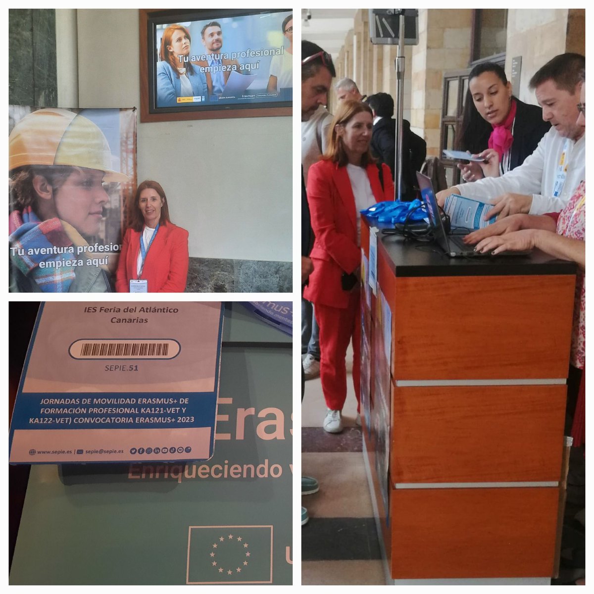 IESFeria's tweet photo. Semana de formación de los proyectos Erasmus KA121VET (Gijón) y KA131HED (Santander). Poniendo en marcha nuestras movilidades https://t.co/MOwHMOq7V9