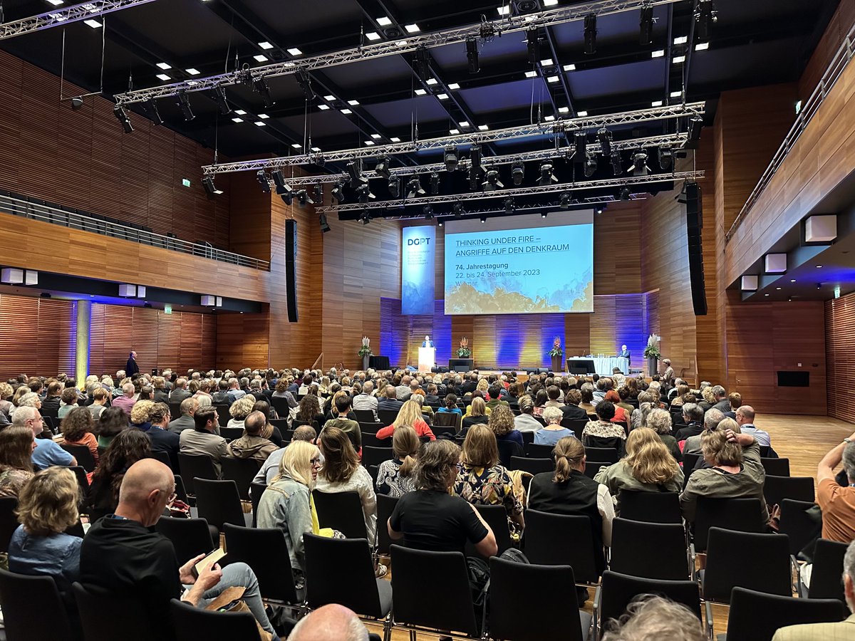 „Thinking under fire“
Jahrestagung der dgpt in Weimar mit einem interessanten Programm